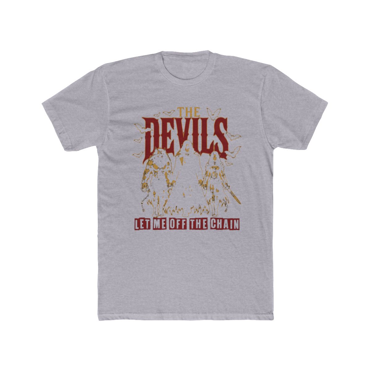 The Devils Vintage, Joe Abercrombie, LET ME OFF THE CHAIN T Shirt - alternate angle 5, merchandise