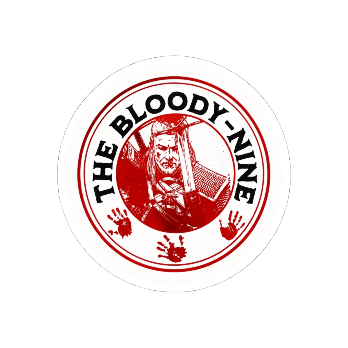 The First Law, The Bloody-Nine, Logen Ninefingers, book lover Sticker | Joe Abercrombie - alternate angle 1, merchandise