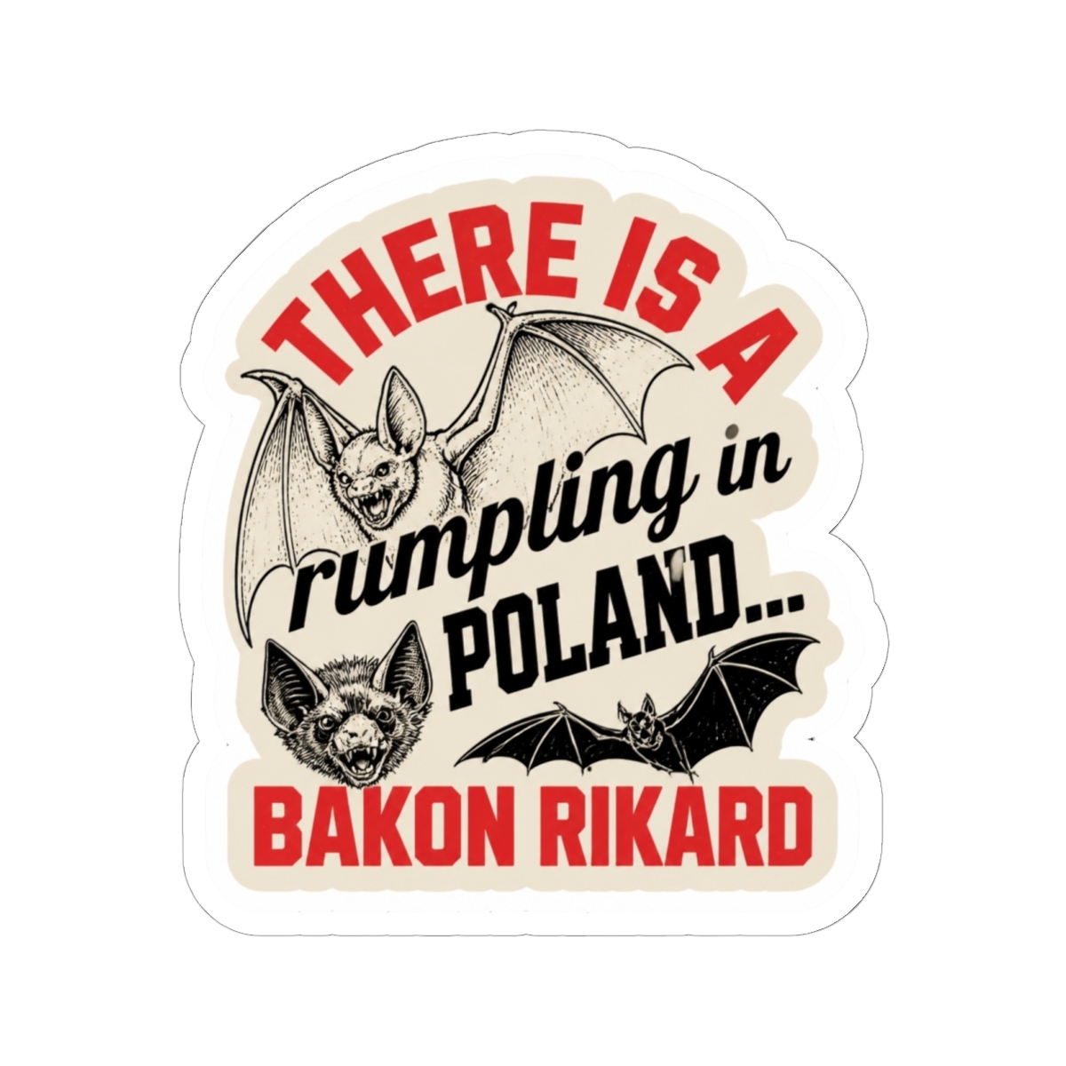 Baron Rikard - The Devils, joe abercrombie Sticker