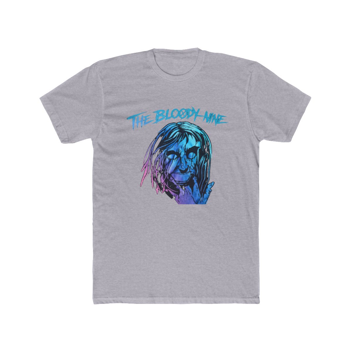The First Law Merch, the Bloody-nine, Logen Ninefingers, Gradient Screenprint, Comfort Colors T Shirt | Joe Abercrombie - alternate angle 5, merchandise